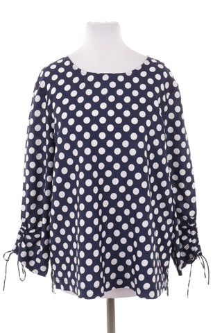 Gepunktete Bluse