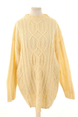 Cremiger Pullover 10% Wolle