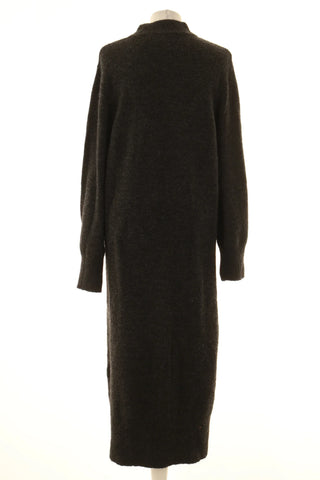 Kleid grau 6% Alpaka, 6% Wolle