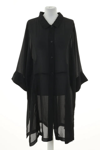 Schwarze Überwurfjacke