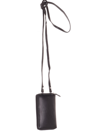 Schwarze Lederbrieftasche