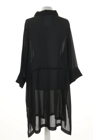Schwarze Überwurfjacke