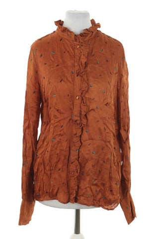 Braune Bluse