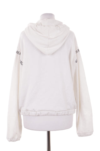 Weißes Sweatshirt