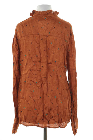 Braune Bluse