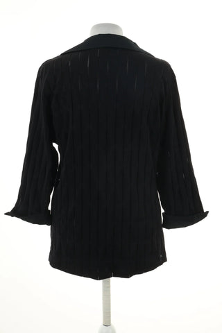 Schwarzes Blusentop