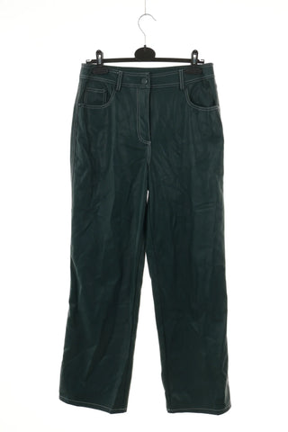 Hose grün aus Öko-Leder