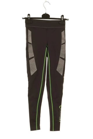 Graue Leggings