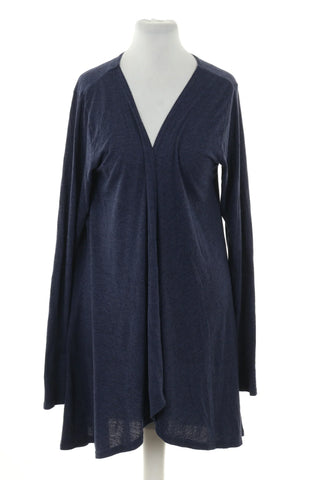 Dunkelblaue Überwurfjacke