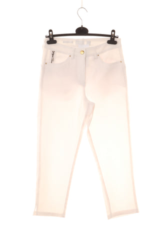 Weiße Caprihose
