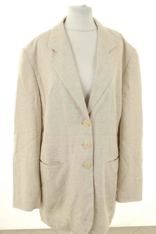 Beige Jacke