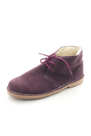 Lila Wildleder Schuhe