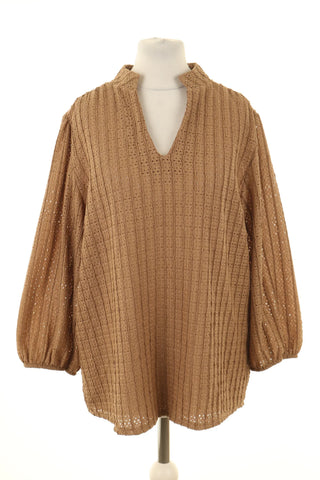 Beige Bluse