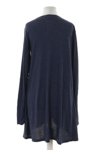 Dunkelblaue Überwurfjacke