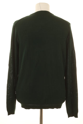 Grüner Pullover 100% Wolle