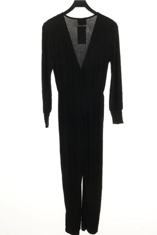 Schwarzer glänzender Overall