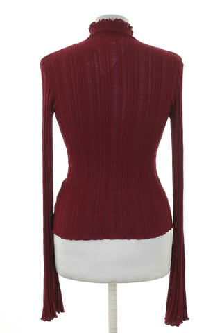Bordeauxrote Bluse