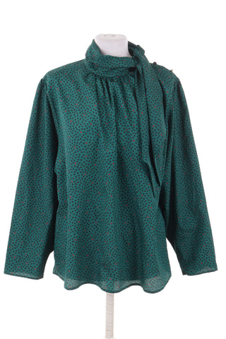 Gepunktete Bluse