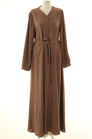 Beiges Kleid