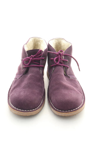 Lila Wildleder Schuhe