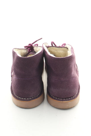 Lila Wildleder Schuhe