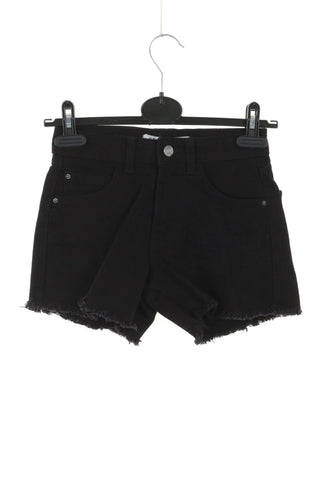 Schwarze Jeans-Shorts