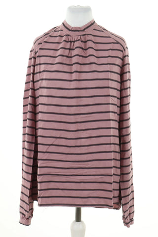 Rosa Bluse mit Streifen