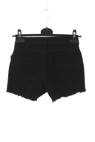 Schwarze Jeans-Shorts