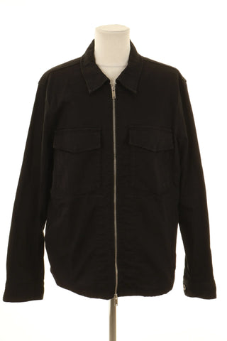 Schwarze Jeansjacke