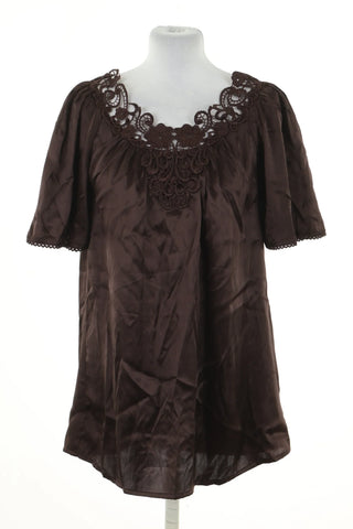 Braune Bluse