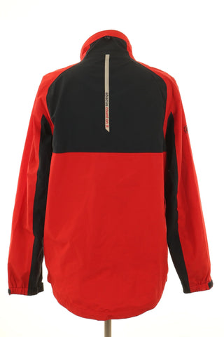 Marineblaue-rote Jacke