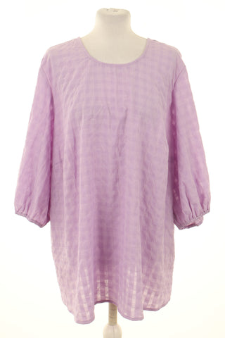 Blaubeerfarbene Bluse