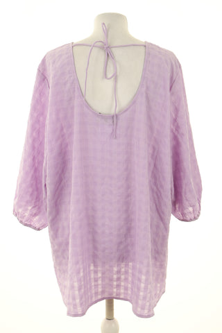 Blaubeerfarbene Bluse