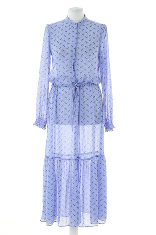 Lila Kleid mit Muster