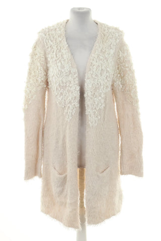 Cremefarbener Cardigan