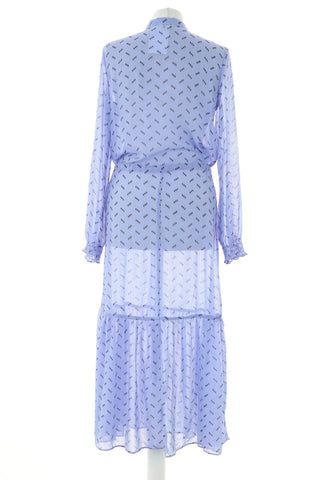 Lila Kleid mit Muster