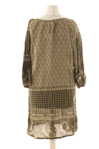 Kleid mit Muster 20% Seide
