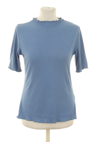 Blaue Bluse