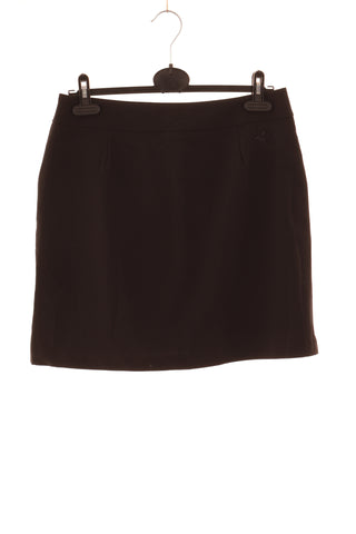 Schwarze Rock-Shorts