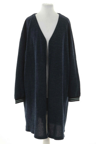 Dunkelblaue Überwurfjacke