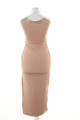 Beiges Kleid