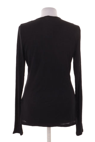 Schwarze Bluse, 40 % Lyocell