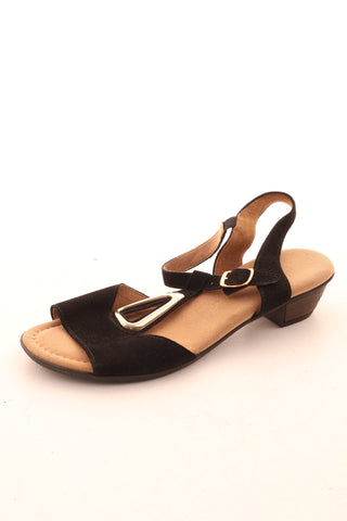 Schwarze Sandalen