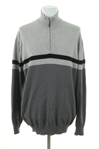 Grauer Pullover
