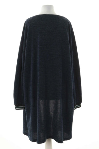 Dunkelblaue Überwurfjacke