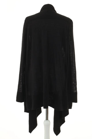 Schwarze Überwurfjacke