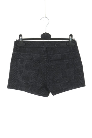 Schwarze Shorts mit Muster
