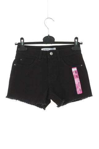 Schwarze Jeans-Shorts