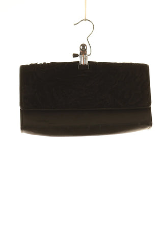 Schwarze Clutch aus Leder