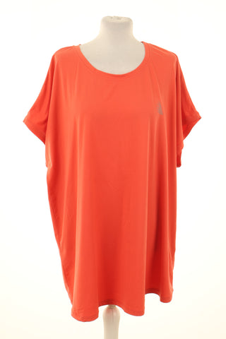 Korallenfarbene Bluse